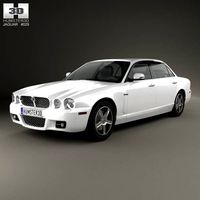 3D model of Jaguar XJ (X358) 2007