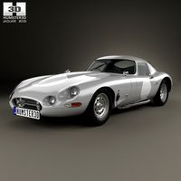 3D model of Jaguar E-type Lightweight 1963