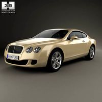 3D model of Bentley Continental GT 2007