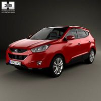 3D model of Hyundai Tucson (ix35) US 2010