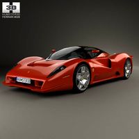 3D model of Ferrari P4/5 Pininfarina 2006