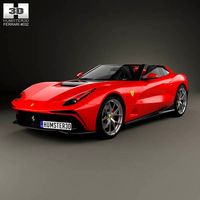 3D model of Ferrari F12 TRS 2014