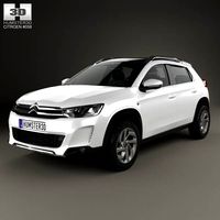3D model of Citroen C3-XR 2014