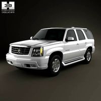 3D model of Cadillac Escalade 2002