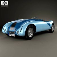 3D model of Bugatti Type 57G Tank 1936