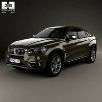 3D model of BMW X6 (F16) 2014