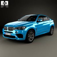 3D model of BMW X6 M 2014