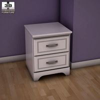 3D model of Ashley Lulu Nightstand