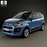 3D model of Citroen C3 Picasso 2013