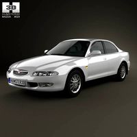 3D model of Mazda Xedos 6 (Eunos 500) 1992