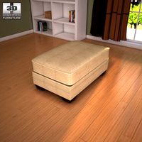 3D model of Ashley Lena – Putty Ottoman