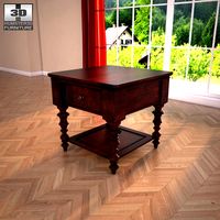 3D model of Ashley Key Town – Truffle Table