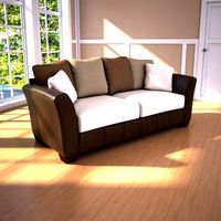 3D model of Ashley Logan – Stone Sofa
