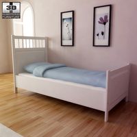 3D model of IKEA HEMNES Bed
