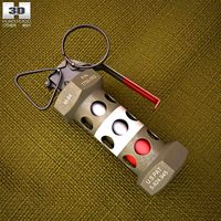 3D model of M84 Stun Grenade