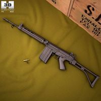 3D model of FN FAL 50.64