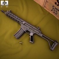 3D model of Robinson Armaments XCR-L