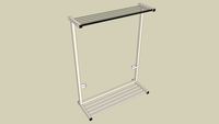 EMCO Speciality Products 48' Floor Coat Rack Model #20-4