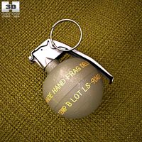 3D model of M67 Grenade