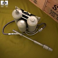 3D model of M2 Flamethrower