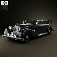 3D model of Mercedes-Benz 770K 1936