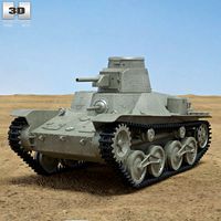 3D model of Type 95 Ha-Go
