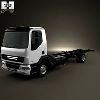 3D model of DAF LF Chassis Truck 2011