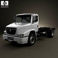 3D model of Mercedes-Benz Atron Chassis Truck 2011
