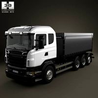 3D model of Scania R 730 Tipper Truck 2010