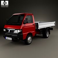 3D model of Piaggio Porter Maxxi Tipper 2009