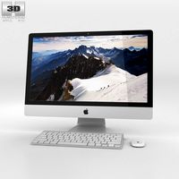 3D model of Apple iMac 27-inch Retina 5K