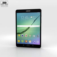 3D model of Samsung Galaxy Tab S2 8.0 Wi-Fi Black