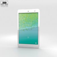 3D model of Kyocera Qua Tab 01 White