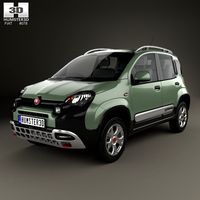 3D model of Fiat Panda Cross 2014