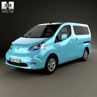 3D model of Nissan e-NV200 Evalia 2014