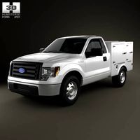 3D model of Ford F-150 6 Series WB 2011