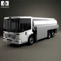 3D model of Mercedes-Benz Econic Tanker Truck 2013