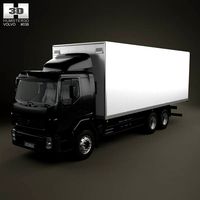 3D model of Volvo VM Box Truck 2003
