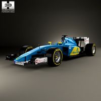 3D model of Ferrari Sauber C35 2015