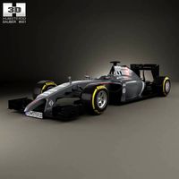 3D model of Sauber C33 2014