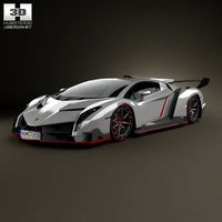 3D model of Lamborghini Veneno 2013