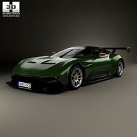 3D model of Aston Martin Vulcan 2015