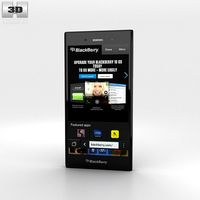 3D model of BlackBerry Z3 Black