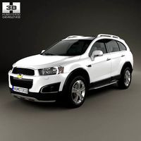 3D model of Chevrolet Captiva LTZ 2013