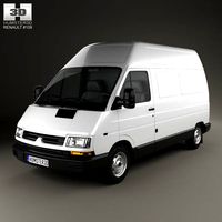 3D model of Renault Trafic Panel Van HR 1995