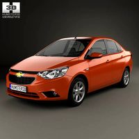 3D model of Chevrolet Sail 3 2015