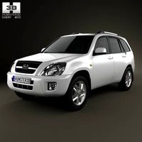 3D model of Chery Tiggo (J11) 2013