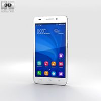 3D model of Huawei Honor 4 Play White