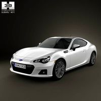 3D model of Subaru BRZ 2013
