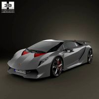 3D model of Lamborghini Sesto Elemento 2011